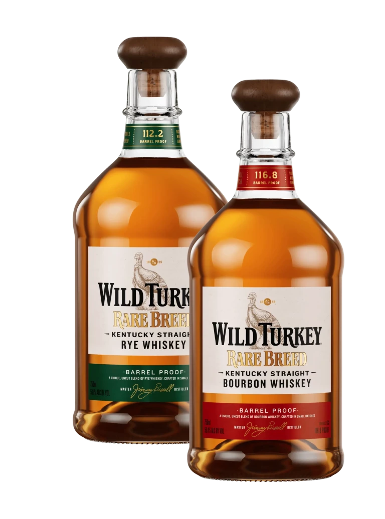 WILD TURKEY RARE BREED & RARE BREED RYE